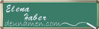 Elena Haber Visitenkarte